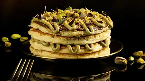 IHOP Unveils Gold-Covered Dubai Chocolate Pancakes