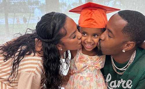 ERICA MENA AND SAFAREE SAMUELS REUNITE FOR DAUGHTER SAFIRE’S PRESCHOOL GRADUATION
