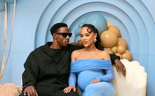 SERAYAH AND JOEY BADA$$ CELEBRATE AT THEIR BABY SHOWER