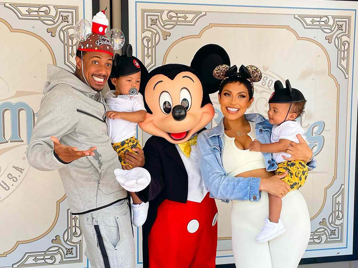 NICK CANNON AND ABBY DE LA ROSA CELEBRATE TWINS