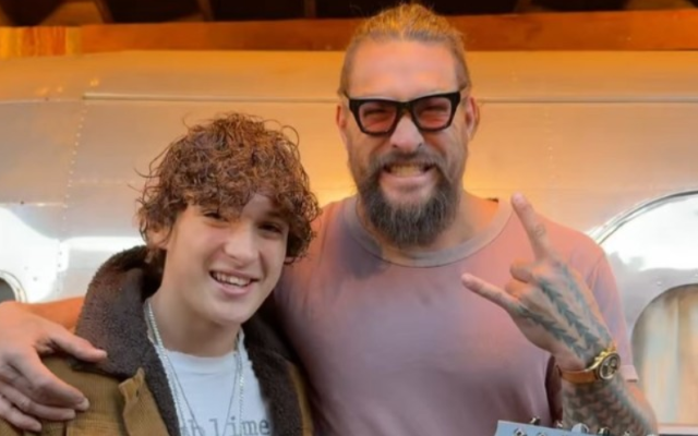 JASON MOMOA AND LISA BONET