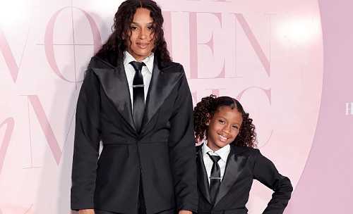 CIARA AND DAUGHTER SIENNA TWIN AT THE BLACK WOMEN IN MUSIC DINNER