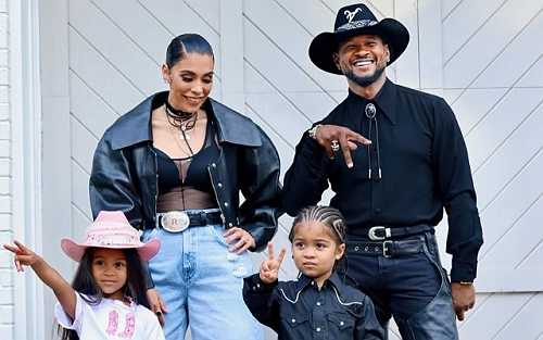 USHER, WIFE, AND KIDS SADDLE UP FOR BEYONCÉ’S COWBOY CARTER TOUR STOP IN ATLANTA