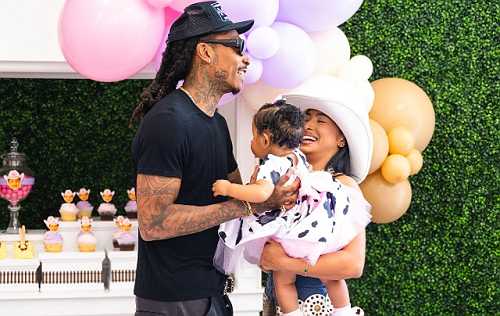 WIZ KHALIFA AND GIRLFRIEND THROW WESTERN-THEMED BASH FOR DAUGHTER’S FIRST BIRTHDAY