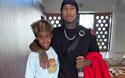 TYGA POSTS RARE PIC WITH SON KING CAIRO SAYING HE