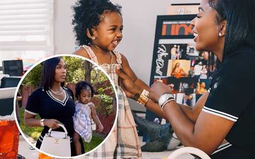 KASH DOLL HAS ADORABLE ‘TAKE YOUR DAUGHTER TO WORK DAY’