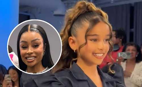 BLAC CHYNA SUPPORTS DAUGHTER DREAM KARDASHIAN AS SHE HITS RUNWAY