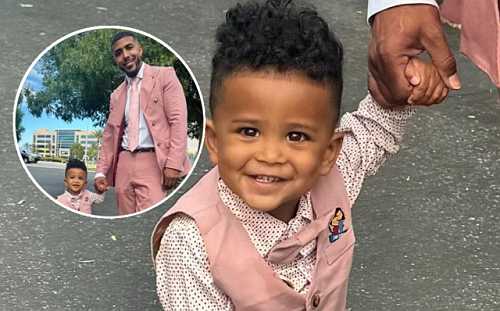MARQUES HOUSTON TWINS WITH HIS SON IN SWEET PHOTOS