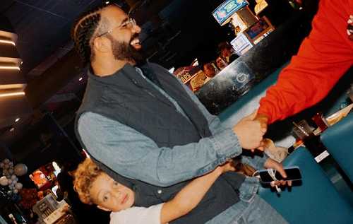 DRAKE AND SOPHIE BRUSSAUX CELEBRATE SON ADONIS’ 8TH BIRTHDAY