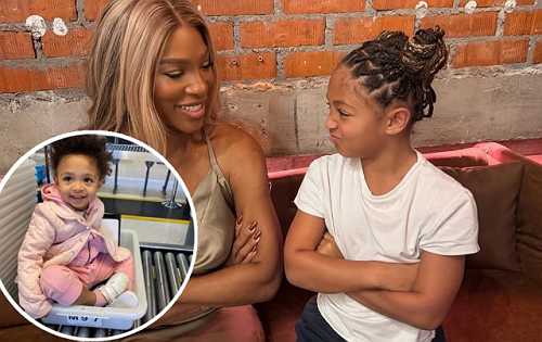 SERENA WILLIAMS SHARES SWEET PHOTOS OF DAUGHTERS OLYMPIA AND ADIRA