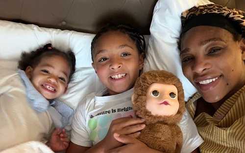 SERENA WILLIAMS SHARES SPECIAL BEDTIME MOMENT WITH DAUGHTERS OLYMPIA AND ADIRA