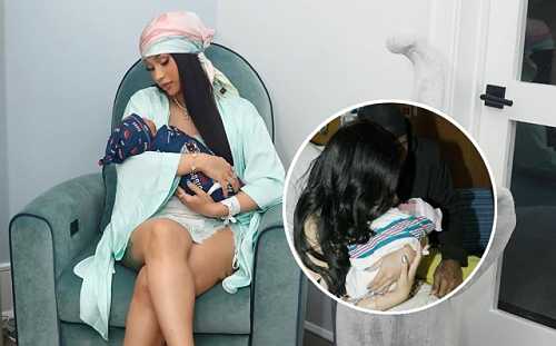 CARDI B SHARES FIRST PHOTOS OF HER SON WITH STEFON DIGGS