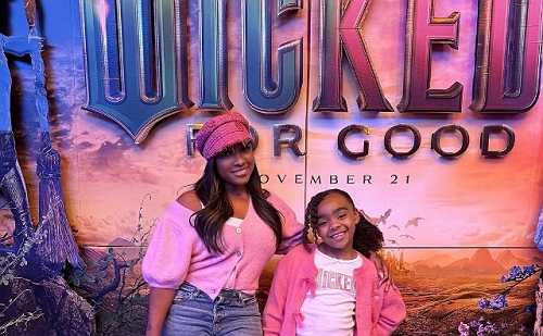 TOYA JOHNSON AND DAUGHTER REIGN ENJOY PRIVATE SCREENING OF WICKED: FOR GOOD