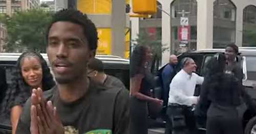 Diddy’s Kids Seen Celebrating, Doing Push-Ups on the Sidewalk After Verdict