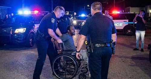 Black Man in Wheelchair Thrown to Ground by Police For Being “Loud”