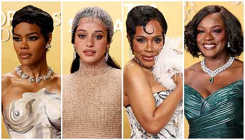 So Stunning: Teyana Taylor, Chase Infiniti, Sheryl Lee Ralph & Viola Davis Dazzlingly Dominate The Actors Awards Red Carpet