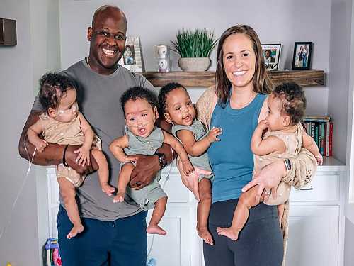Siblings celebrate 1st birthday after breaking Guinness World Record as most premature quadruplets - Face2Face Africa