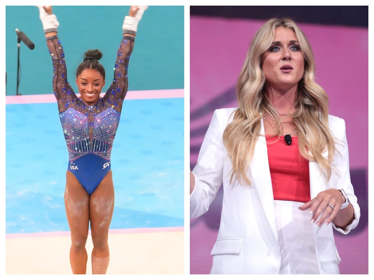 Riley Gaines responds to Simone Biles