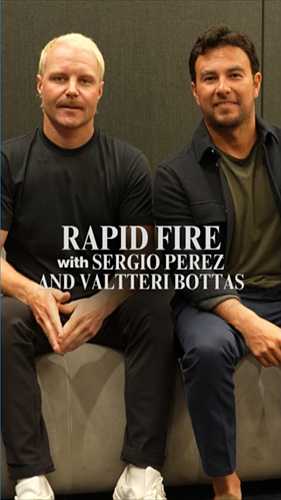 Video Sergio Perez and Valtteri Bottas play 