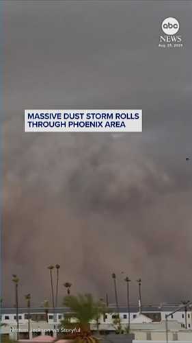 Video Massive dust storm rolls through Phoenix area