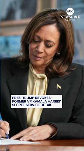 Video President Trump revokes Kamala Harris