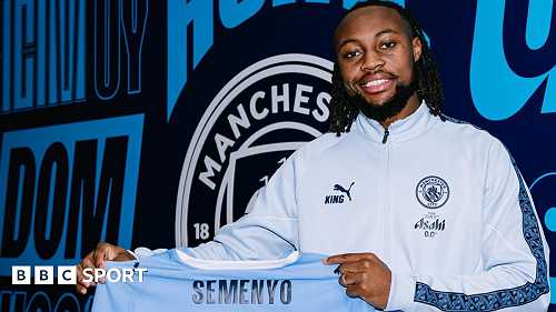 Antoine Semenyo: Manchester City sign Bournemouth winger in deal worth about £65m