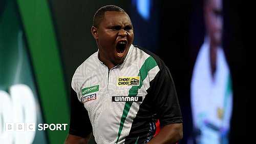 PDC World Darts Championship 2026: David Munyua stuns world number 18 Mike de Decker in first round