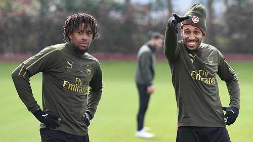 Alex Iwobi on Pierre-Emerick Aubameyang: 