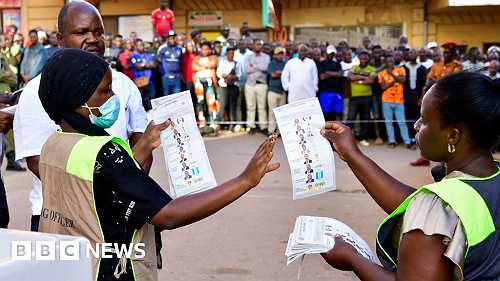 Uganda awaits results of presidential election between Yoweri Museveni and Bobi Wine
