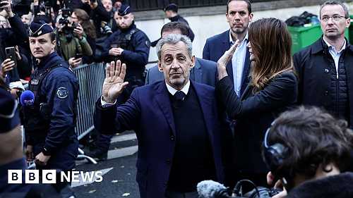 Sarkozy enters jail over campaign financing - France