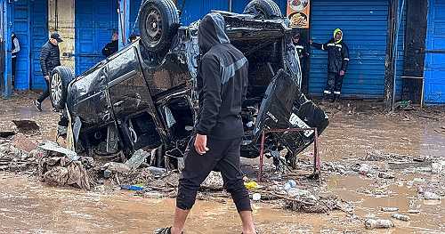 Record rainfall in Moroccan city of Salé leaves residential buildings inundated | Africanews