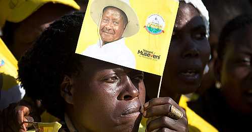 Kampala decked in colours of Ugandan president