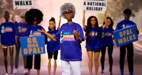 Barbie Salutes Juneteenth Icon Opal Lee With Inspiring Women Doll