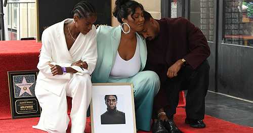 Inside Chadwick Boseman’s Tender Walk of Fame Ceremony