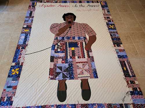 Black Professor Sews Quilt Honoring Civil Rights Activist Fannie Lou Hamer&nbsp;