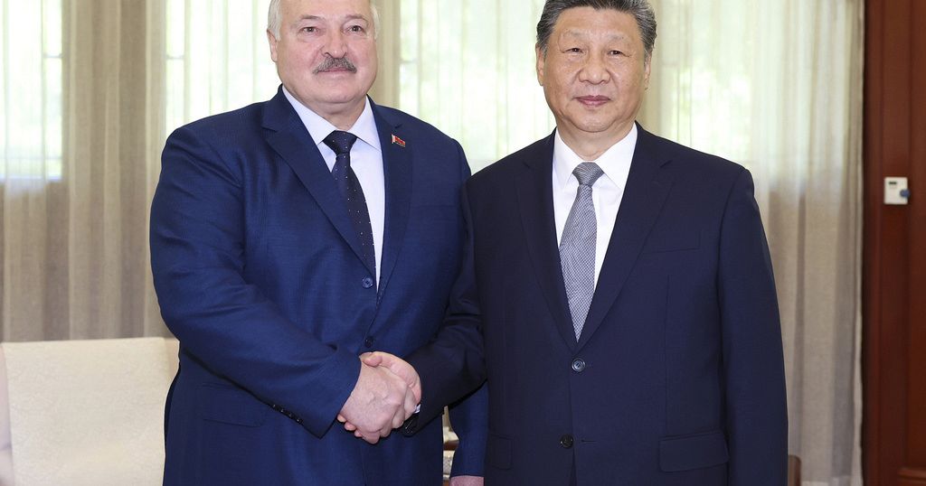 Chinese president hails Belarus as a 