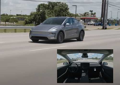 Tesla sends driverless Model Y from factory to customer to promote its robotaxi tech | TechCrunch