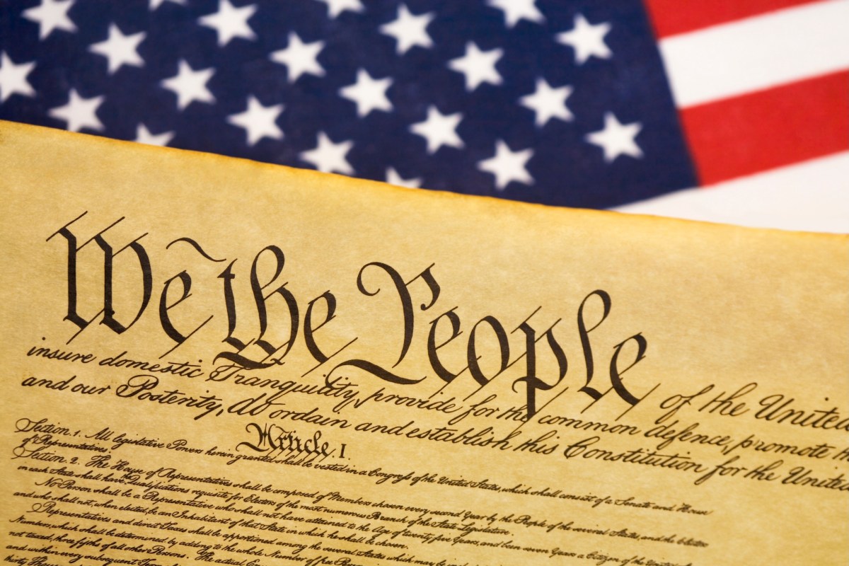 Key sections of the US Constitution deleted from government