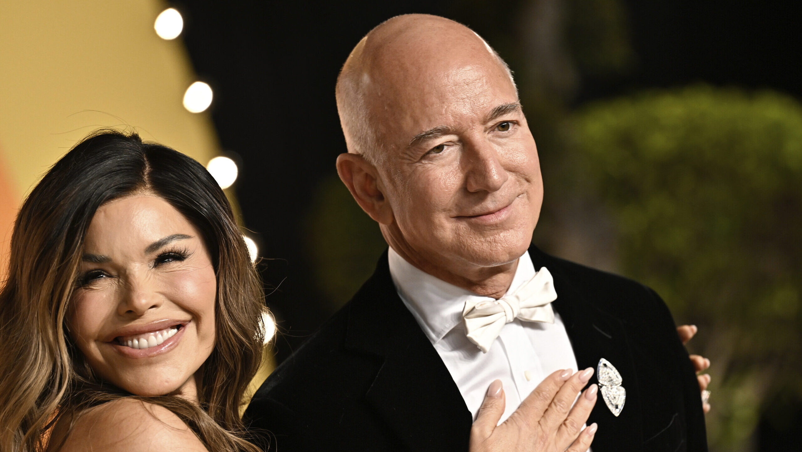 Protesters say Bezos