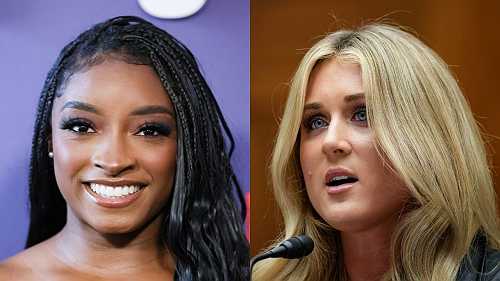 Simone Biles clarifies her comments after slamming Riley Gaines for her views on trans athletes&nbsp;