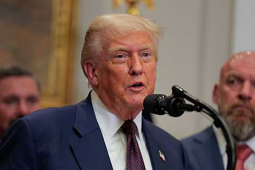 A key US inflation gauge rose last month as Trump’s tariffs lifted goods prices