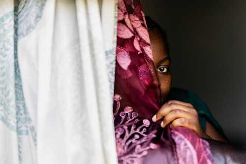 A Congolese refugee