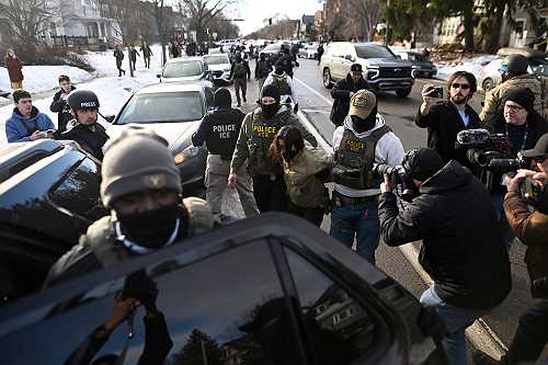 Tensions escalate in Minneapolis as ICE reportedly shoots man in the leg and tear gasses a vehicle with children in it