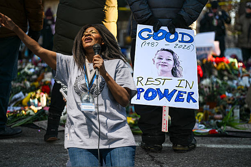 The aunt of George Floyd calls out Trump after murder of Renee Good