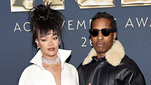 Prayers Up! Rihanna, A$AP Rocky & Kids Attend Her Father