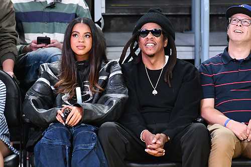 Mood Forever! Blue Ivy & Jay-Z Break The Internet With Their Daddy-Daughter Date & Courtside Style (PHOTOS)