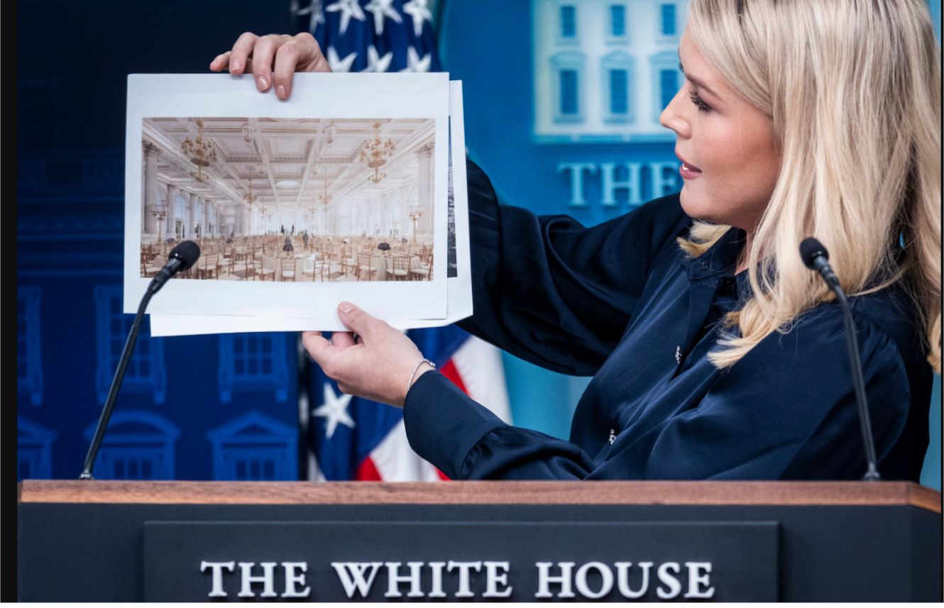 Trump’s East Wing Demolition: Turning White House History Into a Gaudy Monument to Himself.