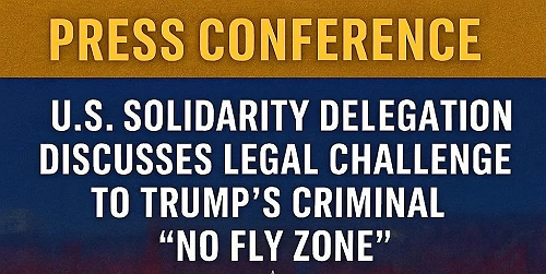 Press Conference Challenging Trump