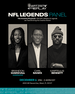 (BPRW) NFL Returns to Miami Art Week with Expanded Artist Replay Experience Dec. 5-7 | Black PR Wire, Inc.