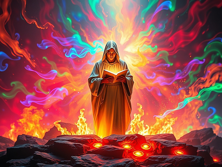 The Reader Who Became the Burning Word